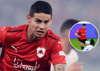 Iba a ser partido con gol y asistencia para James, pero…