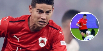 Iba a ser partido con gol y asistencia para James, pero…