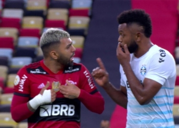 Mensajes de Miguel Borja a Gabigol y Dibu Martínez