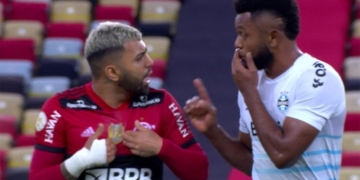 Mensajes de Miguel Borja a Gabigol y Dibu Martínez