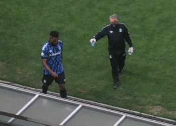 La molestia de Miguel Borja y el partido de Gremio para el olvido