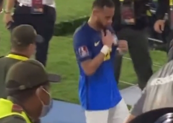El gesto de Neymar a los insultos en el Metropolitano