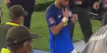 El gesto de Neymar a los insultos en el Metropolitano