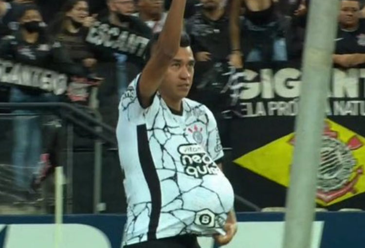 El primer gol de Víctor Cantillo en Corinthians