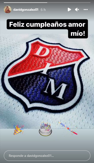 David González, Deportivo Independiente Medellín, DIM, DaleRojo, cumpleaños