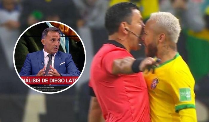 Latorre criticó el arbitraje y a Neymar: "Se discrimina entre los poderosos y los débiles"