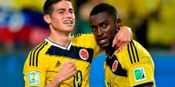 Jackson Martínez y James Rodriguez