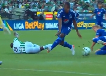 ¿Era penal sobre Dorlan Pabón en el Nacional vs. Millonarios?