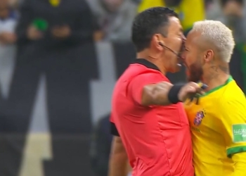 Neymar y la roja directa que sí era