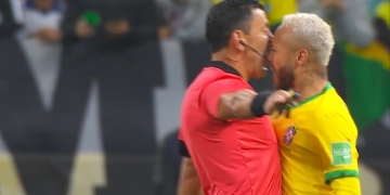 Neymar y la roja directa que sí era