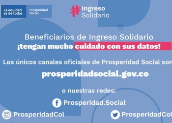 Página oficial de consulta para temas de Ingreso Solidario