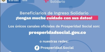 Página oficial de consulta para temas de Ingreso Solidario
