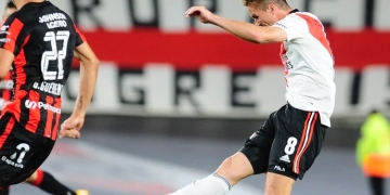 Agustín Palavecino, gol con River y dinero para Deportivo Cali