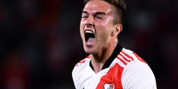 Agustín Palavecino: otro gol y otro título con River Plate