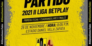 Ver en vivo Alianza Petrolera vs Tolima por la fecha 1 del Cuadrangular Semifinal de la Liga BetPlay