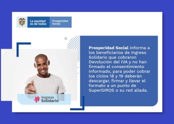 beneficiarios del ingreso solidario pago 20