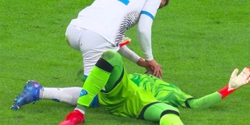 ¿¡Qué le pasó a David Ospina!? Tremendo susto