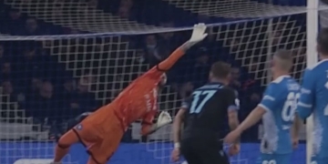 Ospina: atajadón ante la Lazio y arco en cero con Napoli
