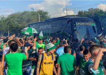 ¡Qué bienvenida, Deportivo Cali! Así lo recibieron sus hinchas