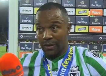 Dorlan Pabón, otro título con Nacional tras 10 años y «la celebración debe ser corta»