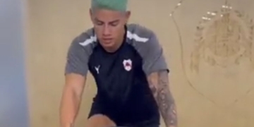 Video: así se prepara James para el regreso en Al Rayyan