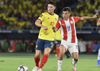 Las cifras de James y su lujo ante Paraguay