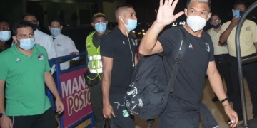 El recibimiento a Teo en la concentración de Deportivo Cali en Barranquilla