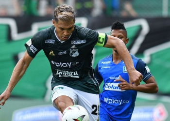 Festejo en el vestuario de Deportivo Cali y mensaje de Teo Gutiérrez