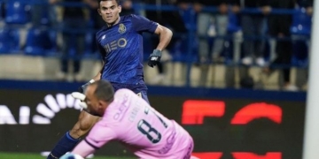 Gol y asistencia de Luis Díaz con FC Porto en solo 20 minutos