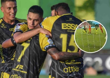 La mano que debió invalidar el segundo gol de Alianza Petrolera