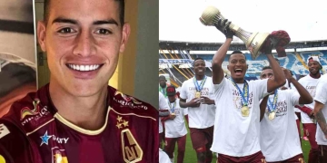 James modo hincha: «Tolima es un equipo grande»