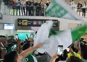¡Caravana y locura en el aeropuerto por Deportivo Cali!