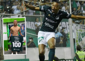 ¿Qué significa el 100 con el que celebró Hárold Preciado?