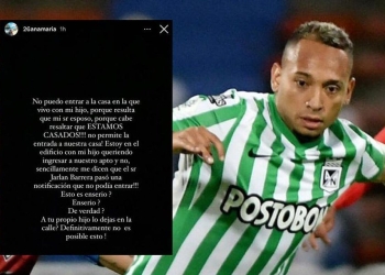 Problemas para Jarlan Barrera: “¿A tu propio hijo lo dejas en la calle?”