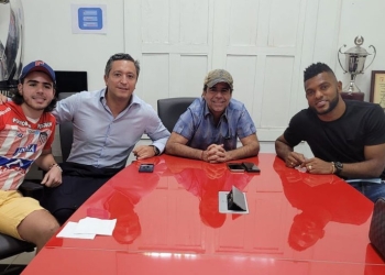 Miguel Borja y la publicación de su fichaje con Junior