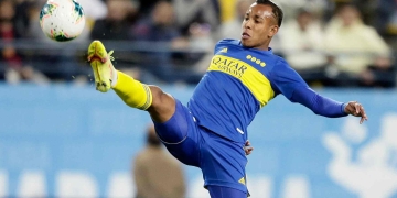 Sebastián Villa, goles y elogios con Boca Juniors