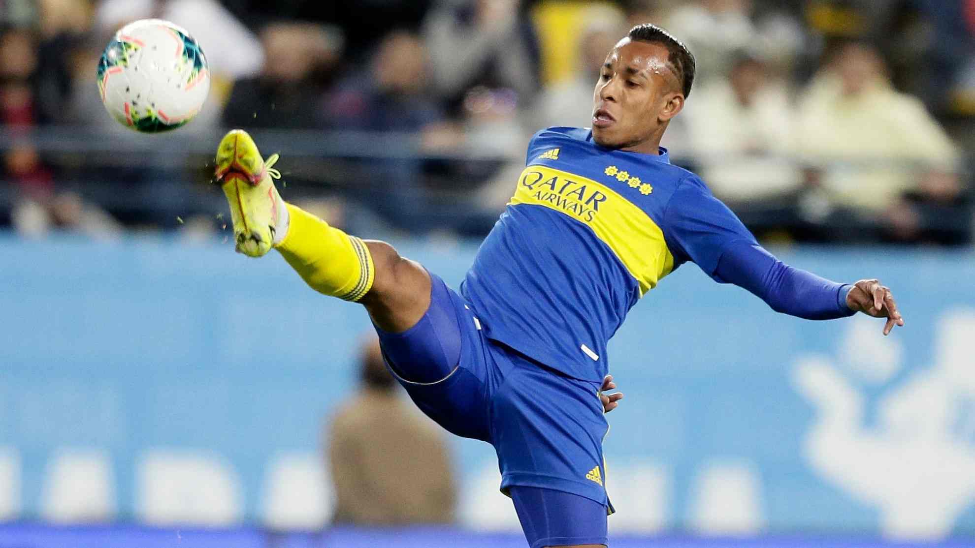 Sebastián Villa, goles y elogios con Boca Juniors