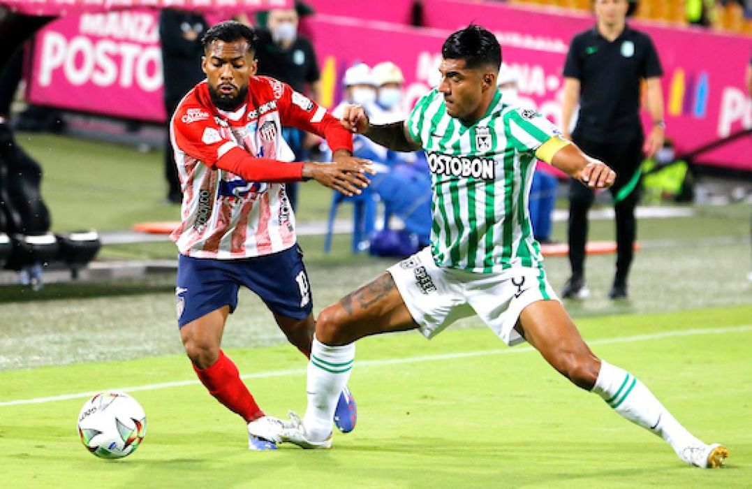 Alineaciones del partido entre Atlético Nacional y Junior