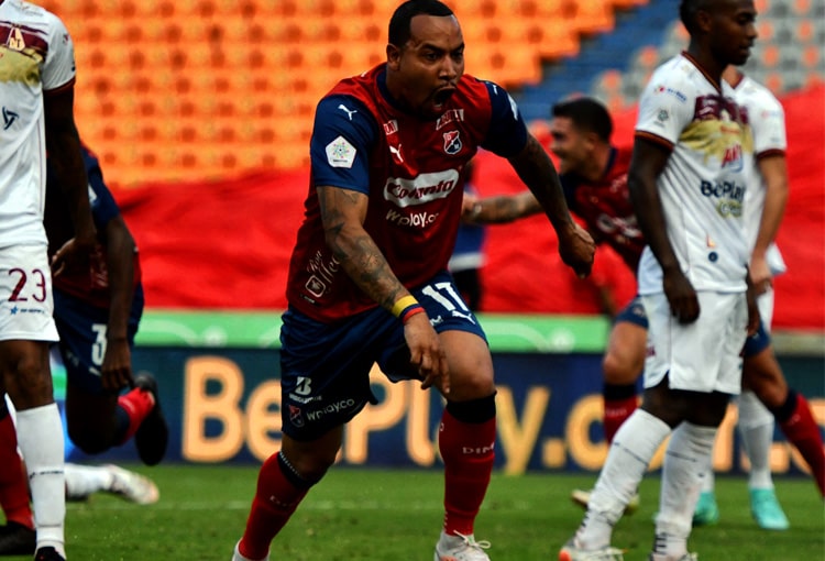 DIM, Deportivo Independiente Medellín, DaleRojo, Liga BetPlay 2022-I, Deportes Tolima, figura