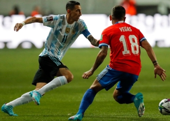 Di Maria y Lautaro le dan la ventaja parcial a Argentina frente a Chile