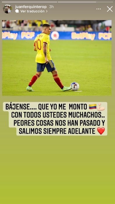 El mensaje claro y contundente de Juanfer Quintero para sus compañeros de Selección Colombia