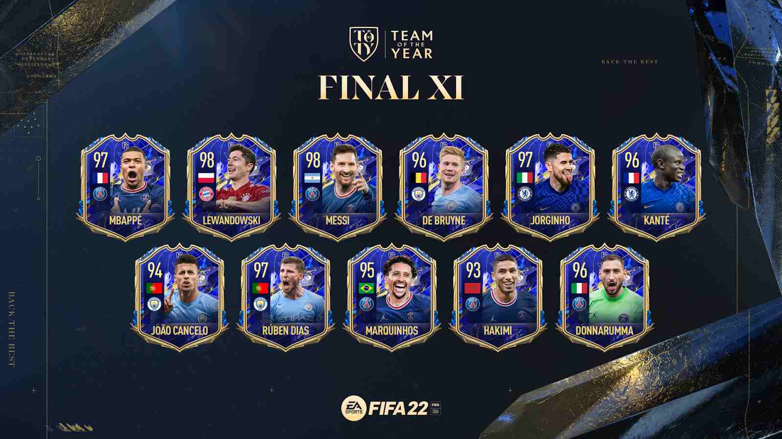 11 ideal FIFA 22