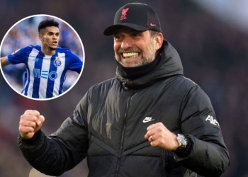 luis diaz y jurgen klopp