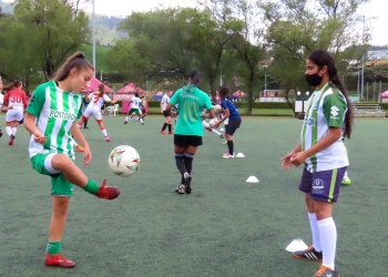 Atlético Nacional Femenino volvió a los entrenos en Guarne