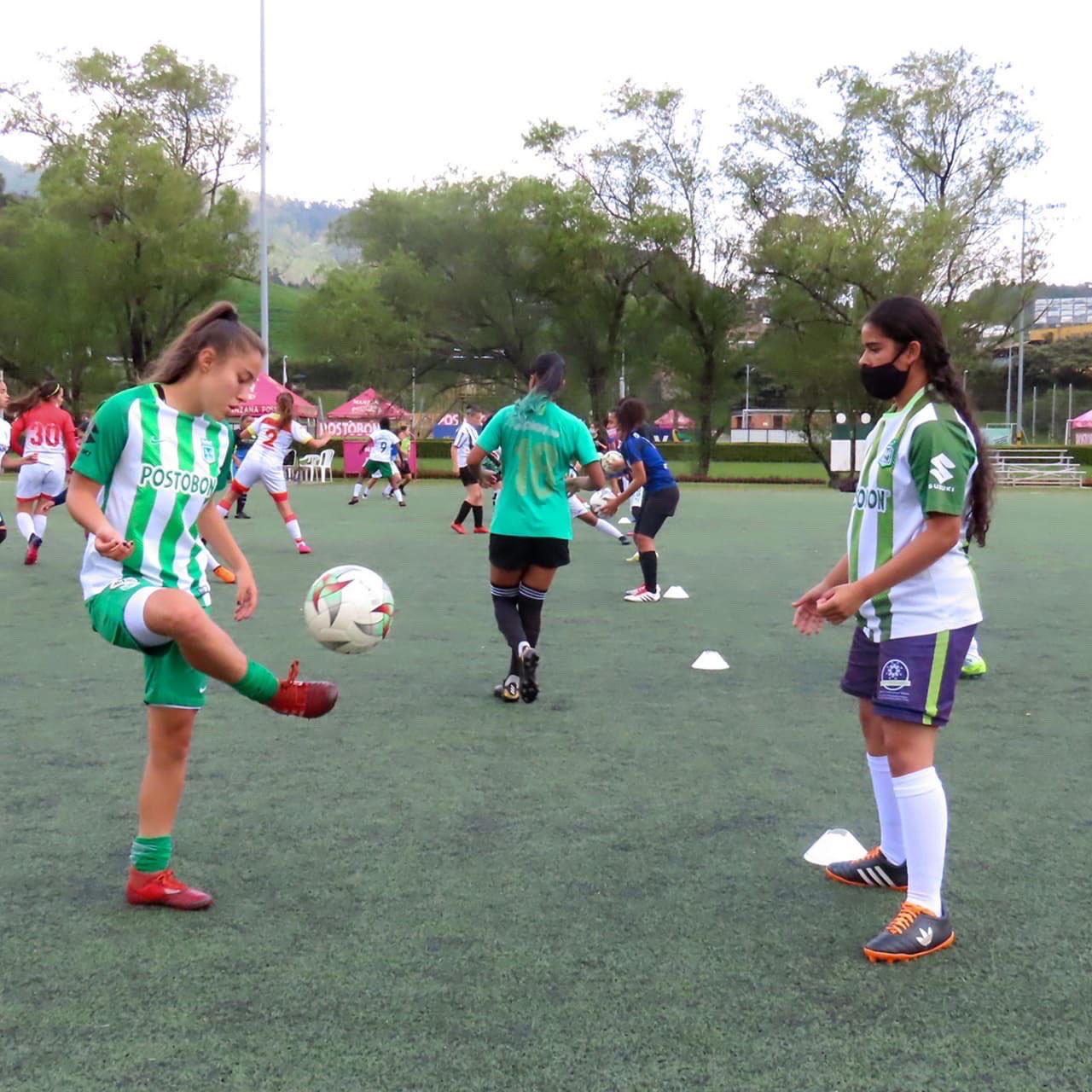 Atlético Nacional Femenino volvió a los entrenos en Guarne