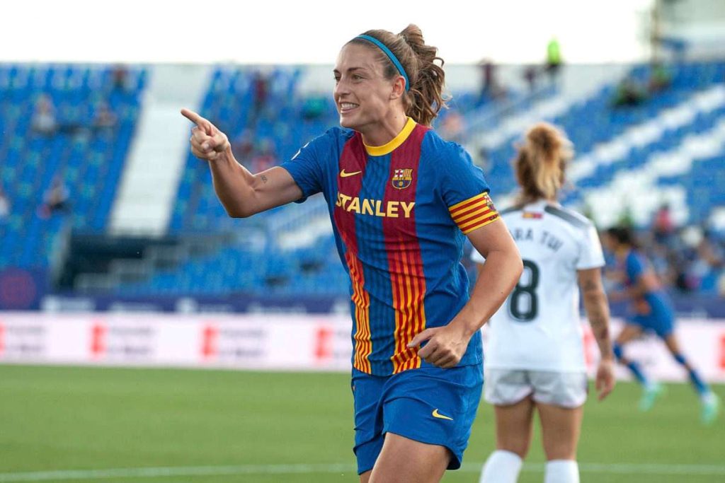 Alexia Putellas le dio la victoria al Barcelona frente al Real Madrid