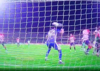 ¿Gol de Olivera o autogol de Moreno? Festejo de Atlético Nacional al minuto 7