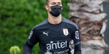 Guillermo de Amores en Uruguay: primer entrenamiento y sesión de fotos