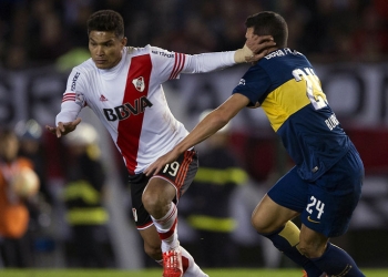 ¡Y ahora serían compañeros en el Cali! La patada de Teo a Burdisso en un superclásico