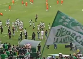 La curiosa vuelta olímpica de Deportivo Cali
